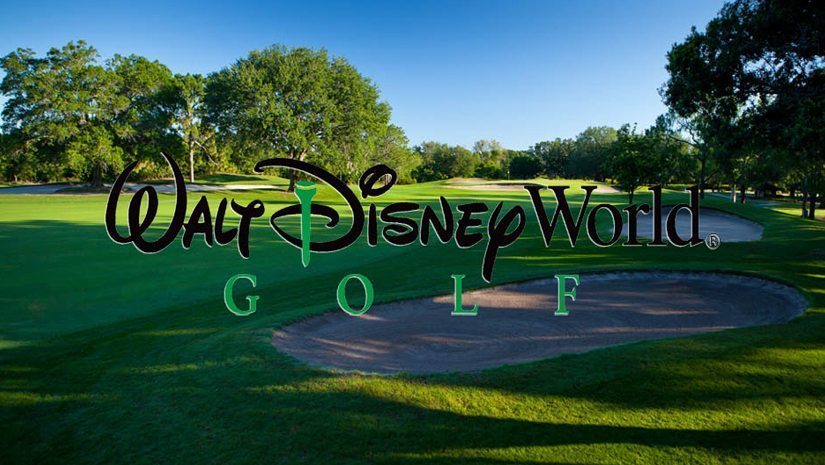 Disneys Golf Course with written logo 