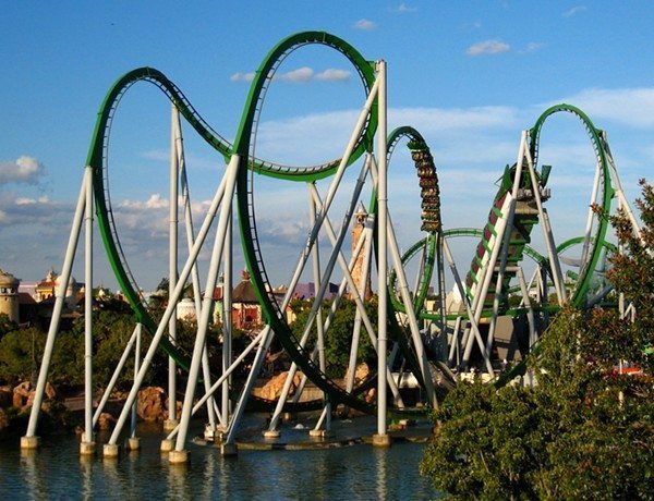 Incredible Hulk Universal Orlando coaster image 